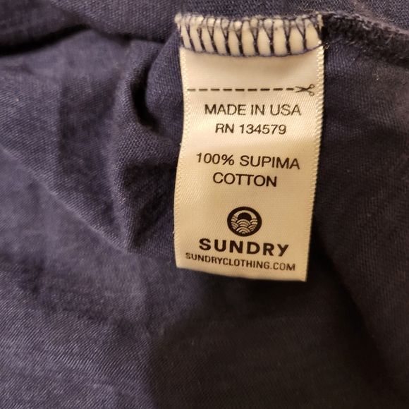 Sundry vacation tshirt sz 3 (L) Sunset Plage [beach, in French] swim cover - Picture 6 of 6
